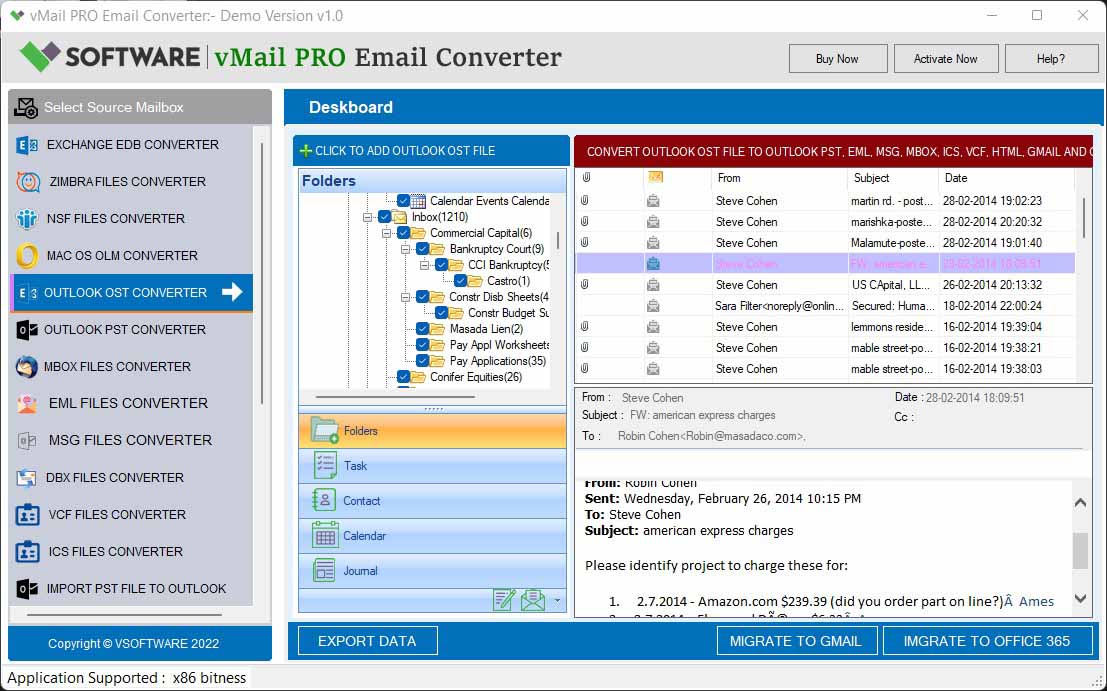 vMail PRO Email Converter